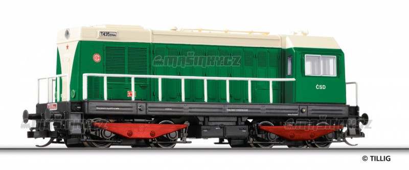 TT - Dieselov lokomotiva ady 435 - SD (analog) #1