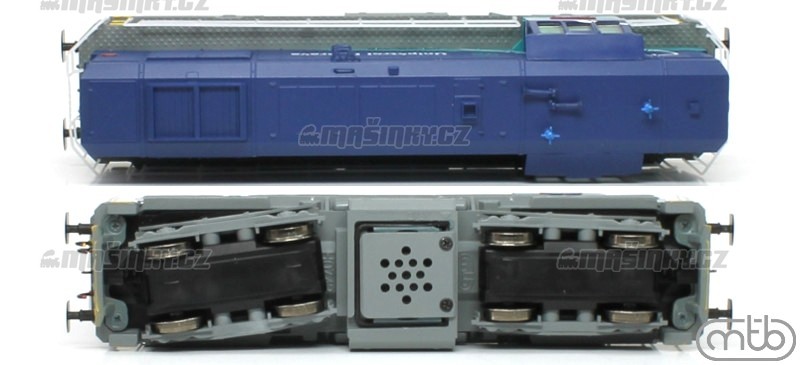 H0 - Dieselov lokomotiva ady 740.558-2 - Unipetrol digital zvuk #4