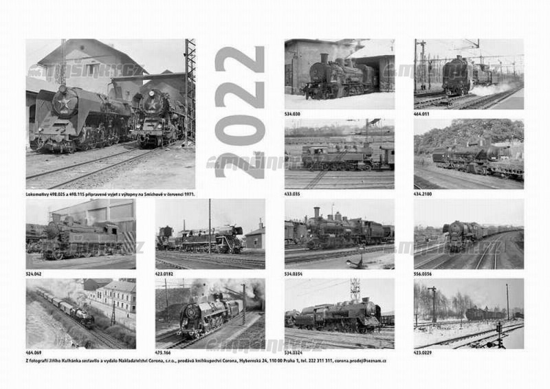 Kalend nstnn 2022 - Parn lokomotivy #2