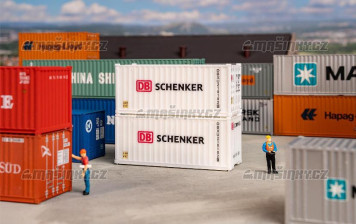 H0 - 20' kontejner DB, 2 ks
