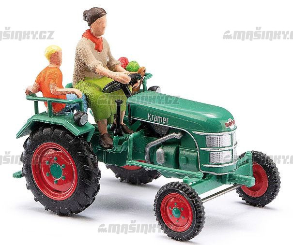H0 - Traktor Kramer KL 11 s figurkou eny a dtte #1