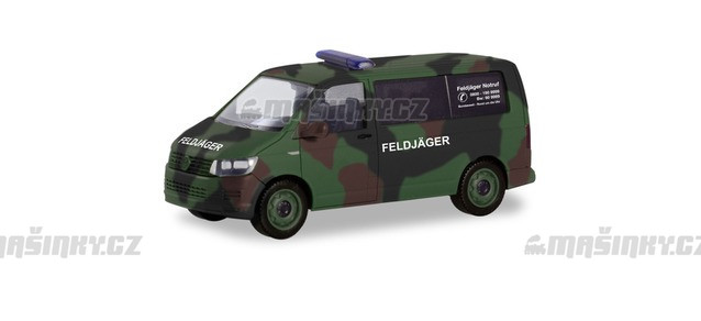 H0 - VW T6 Bus Flecktarn Bundeswehr / Feldjger #1