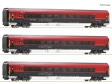 H0 - Set 3 vozů Railjet - ÖBB (DCC)