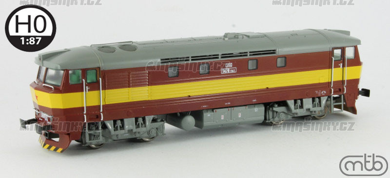 H0 - Dieselov lokomotiva T478.1141 - SD (analog) #1
