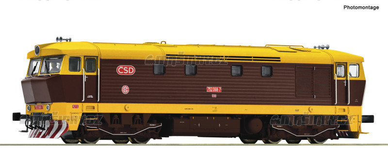 H0 - Dieselov lokomotiva ady 752 068-7 - SD/D (DCC,zvuk) #1