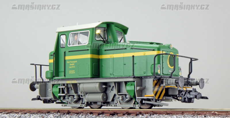 H0 - Dieselov lokomotiva KG230 3 Kali & Salz zelen (DCC, zvuk, kou) #1