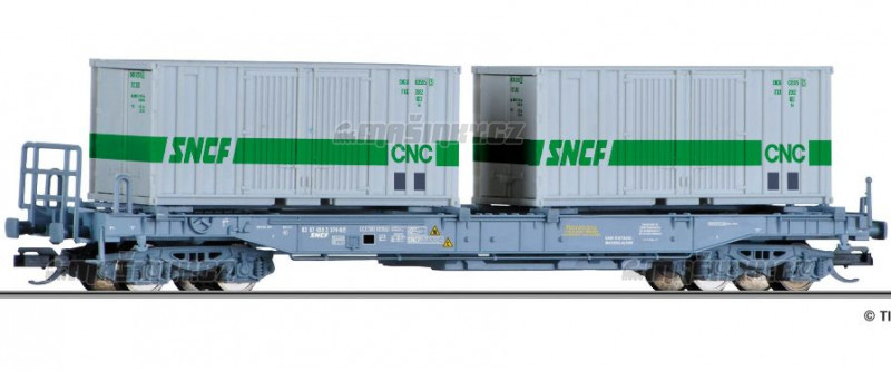 TT - Nkladn vz "Novatrans" SNCF se dvma 20' kontejnery #1