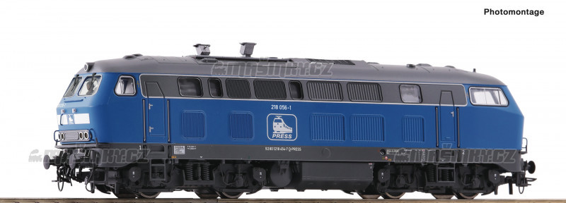 H0 - Dieselov lokomotiva 218 056-1 - PRESS (analog) #1