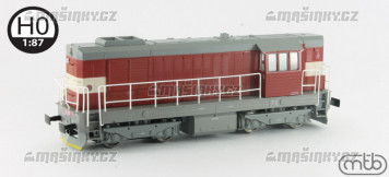 H0 - Diesel-elektrick lokomotiva 742 086 - D (analog)