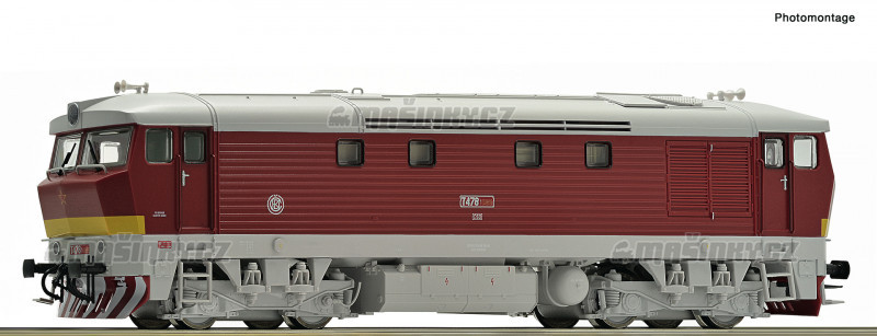 H0 - Dieselov lokomotiva T478.1 - SD (analog) #1