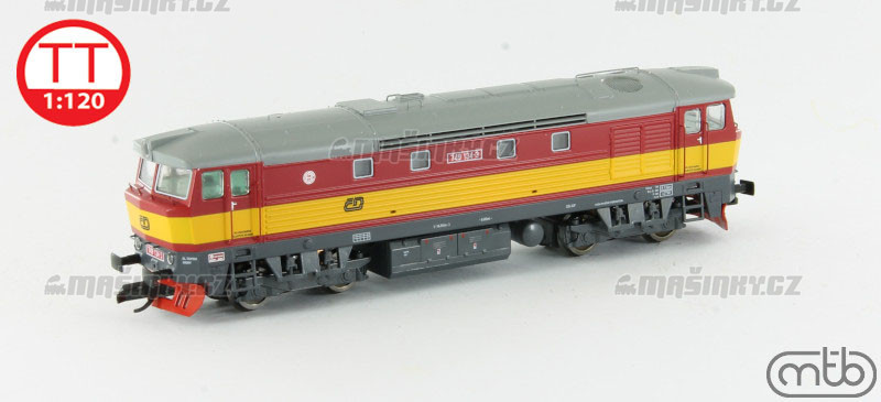 TT - Dieselov lokomotiva 749 134 - D (analog) #1