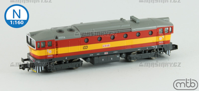 N - Dieselov lokomotiva 754 021 - D (analog) #1