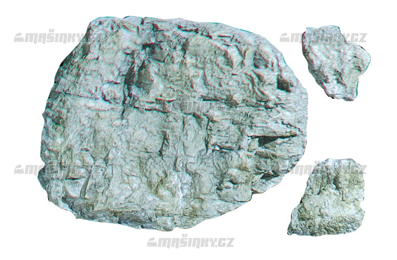 Skaln forma - Laced Face Rock Mold #1