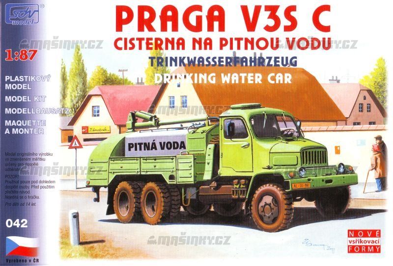 H0 - Praga V3S cisterna na pitnou vodu #1