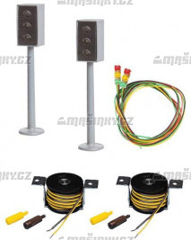 H0 - 2 LED semafory - Faller Car system