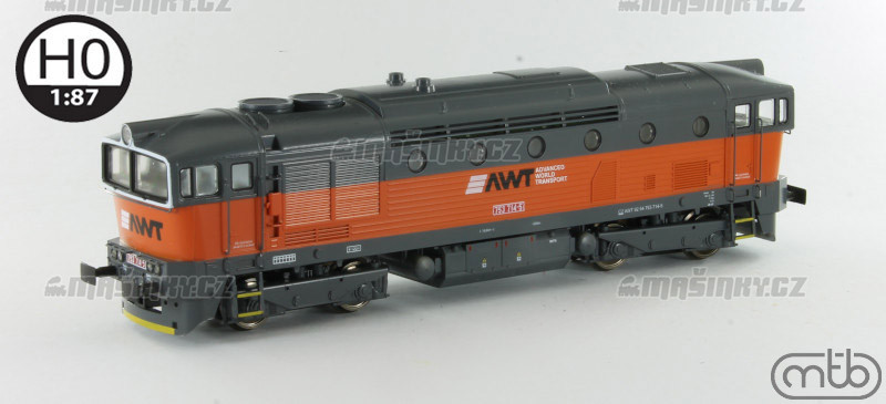H0 - Dieselov lokomotiva 753.714 - AWT (analog) #1