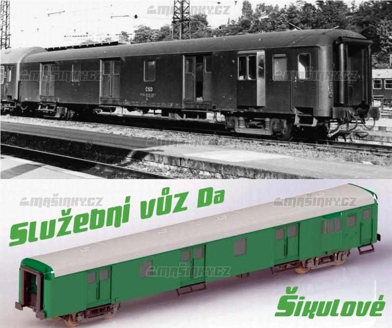 H0 - Sluebn vz Da 7309.  - SD Vozov depo Praha #1