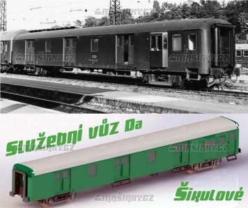 H0 - Sluebn vz Da 7309.  - SD Vozov depo Praha