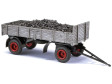 H0 - IFA HL 80, náklad uhlí, špinavé