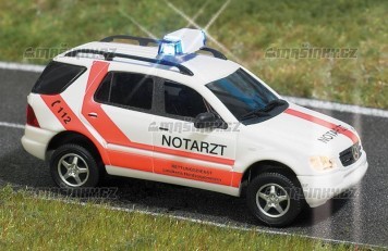 H0 - Ambulance Mercedes t. M s osvtlenm
