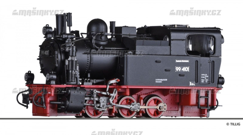 H0e - Parn lokomotiva 99 4101 - HSB (analog) #1