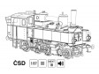 H0 - Parní lokomotiva řady 320.008 - ČSD (DCC,zvuk)