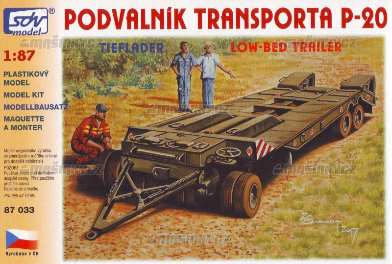 H0 - Podvalnk Transporta P-20 #1
