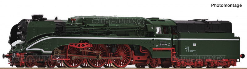 TT - Parn lokomotiva 02 0201-0 - DR (DCC, zvuk) #1