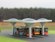 H0 -  moderní autobusové nádraží