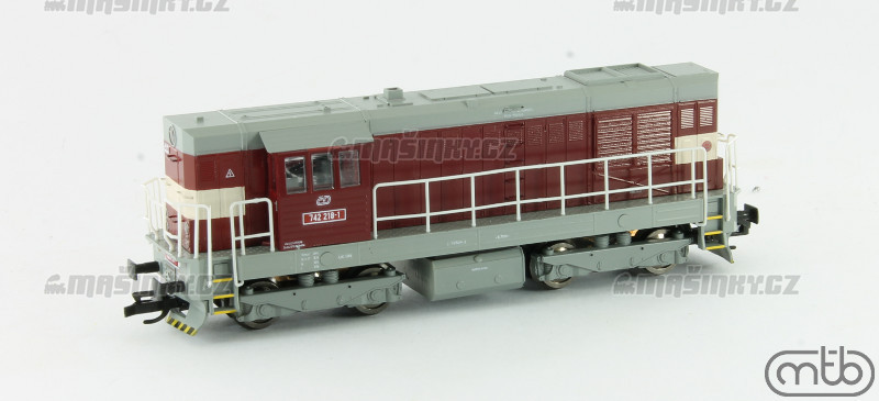 TT - Dieselov lokomotiva 742 218 - D (analog) #4